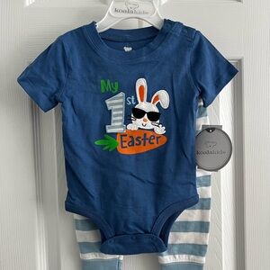Koala Kids Blue 'My 1st Easter' Outfit